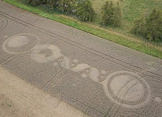 aerial of Bishops Cannings