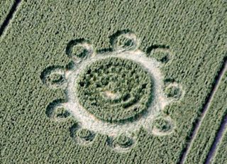 aerial of Milk Hill