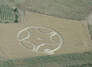 aerial of Settimo San Pedro