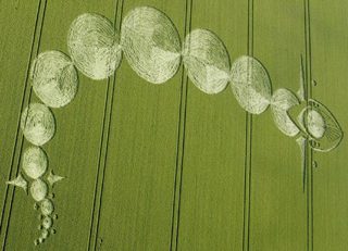 aerial of Milk Hill