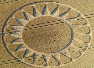 aerial of Cley Hill