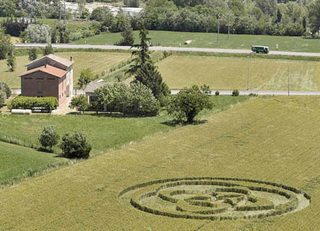 aerial of Torrechiara