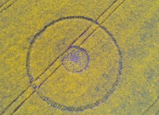 aerial of Avebury