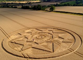 aerial of Rollright Stones