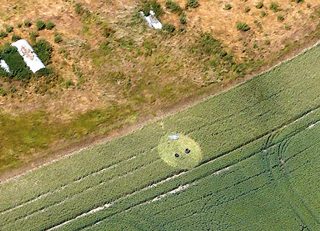 aerial of Devizes