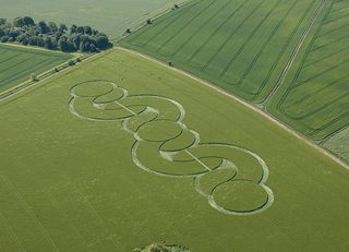 aerial of Beckhampton