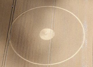aerial of Milk Hill