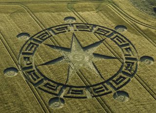 aerial of Ackling Dyke