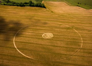 aerial of Cley Hill