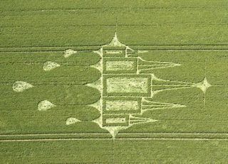 aerial of Stanton St Bernard
