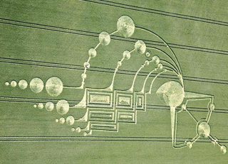 aerial of Milk Hill