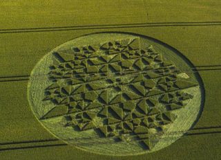 aerial of Martinsell Hill
