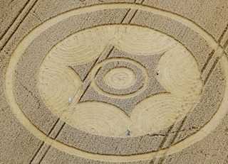 aerial of Avebury