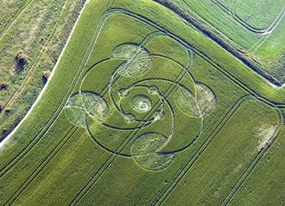 aerial of Beckhampton