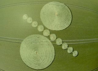 aerial of Alton Barnes