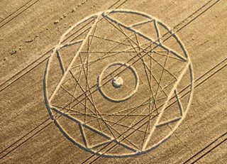 aerial of Bishops Cannings