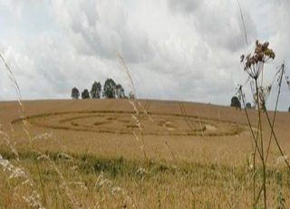 aerial of Winterbourne Bassett