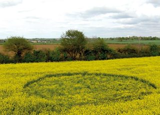aerial of Hullington Airfield
