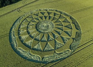 aerial of Ogbourne St George