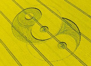 aerial of Avebury Stone Circle