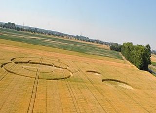aerial of Sławsko Dolne