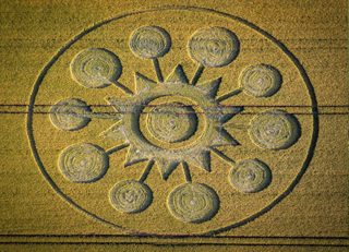 aerial of Avebury