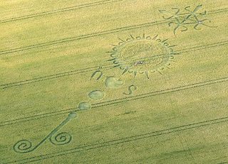 aerial of Milk Hill