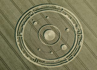 aerial of Maiden Castle