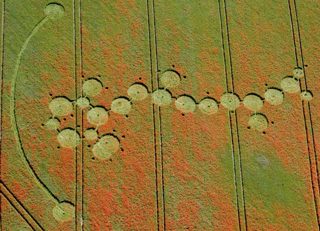 aerial of Ogbourne Down from cc