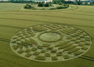 aerial of Farley Mount