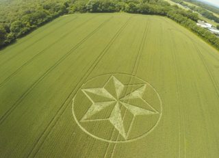 aerial of Popham