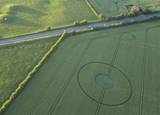 aerial of Avebury
