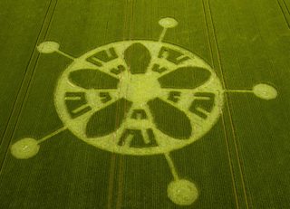 aerial of Winterbourne Stoke