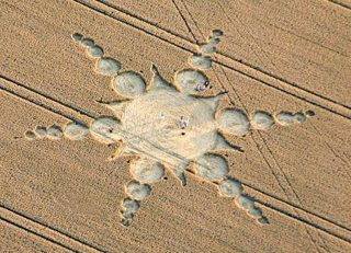 aerial of Alton Barnes