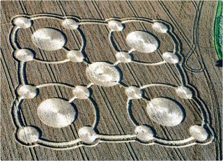 aerial of Avebury Manor