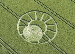 aerial of Winterbourne Bassett
