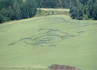 aerial of Rozsec nad Kunstatem