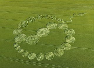 aerial of Walbury Hill