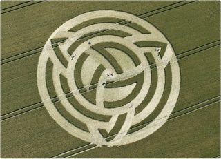 aerial of Milk Hill
