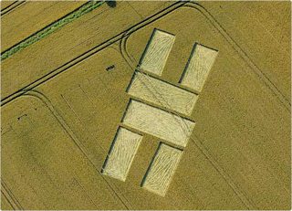 aerial of Stanton St Bernard