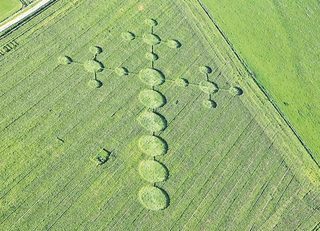 aerial of Avebury Down
