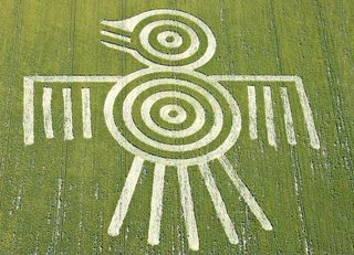 aerial of Barbury Castle