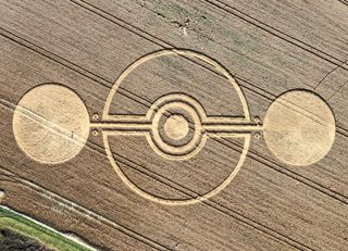 aerial of Beckhampton
