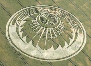 aerial of Silbury Hill