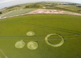 aerial of Hackpen Hill