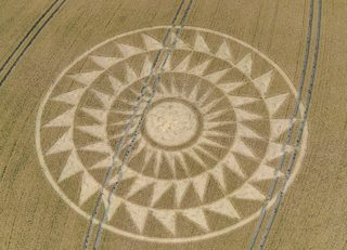 aerial of Woolstone