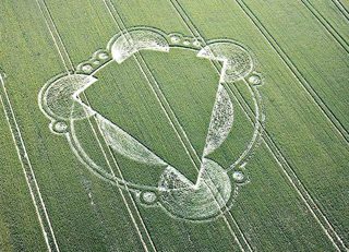 aerial of Milk Hill