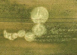 aerial of Beckhampton