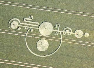 aerial of Avebury