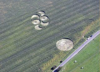 aerial of Avebury Stone Avenue
